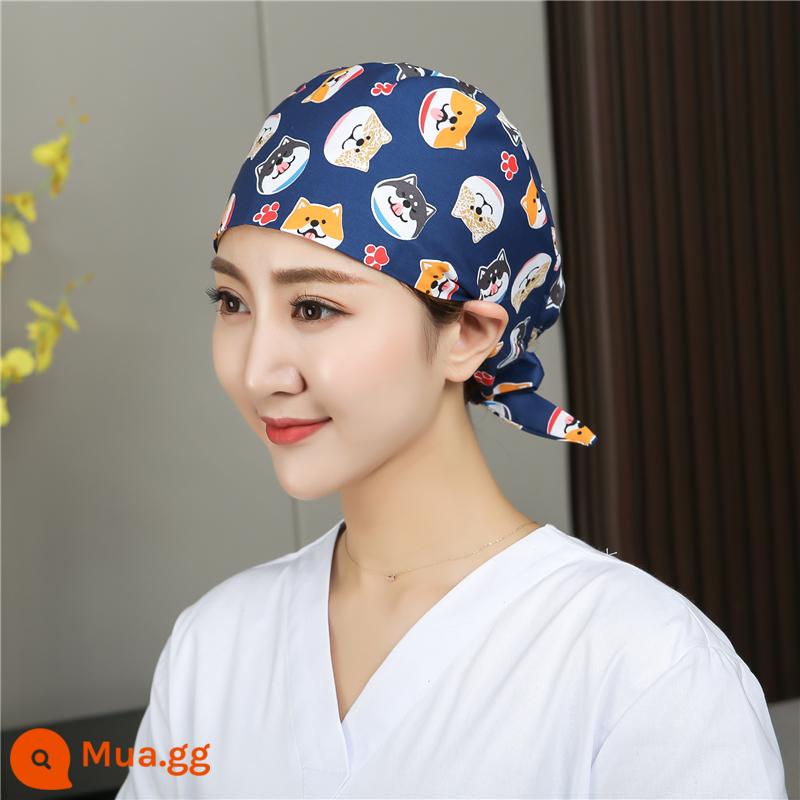 Mũ phòng mổ nữ cotton mũ y tá giam hóa trị bao đầu mũ phòng khám nha khoa bác sĩ làm việc mũ nam - Sự giàu có thịnh vượng [giống phong cách của những người nổi tiếng]