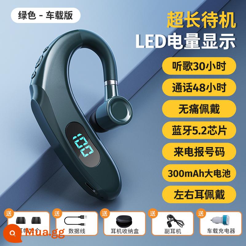 Thích hợp cho tai nghe bluetooth huawei/Huawei móc tai Thời lượng pin dự phòng siêu dài vào năm 2022 vinh quang mới dành cho nam và nữ mate30 thể thao nova5 p20p30p40 chính hãng cao cấp - Dark Night Green ❣Phiên bản ô tô "48 giờ đàm thoại + 30 giờ nghe nhạc + hiển thị pin kỹ thuật số"