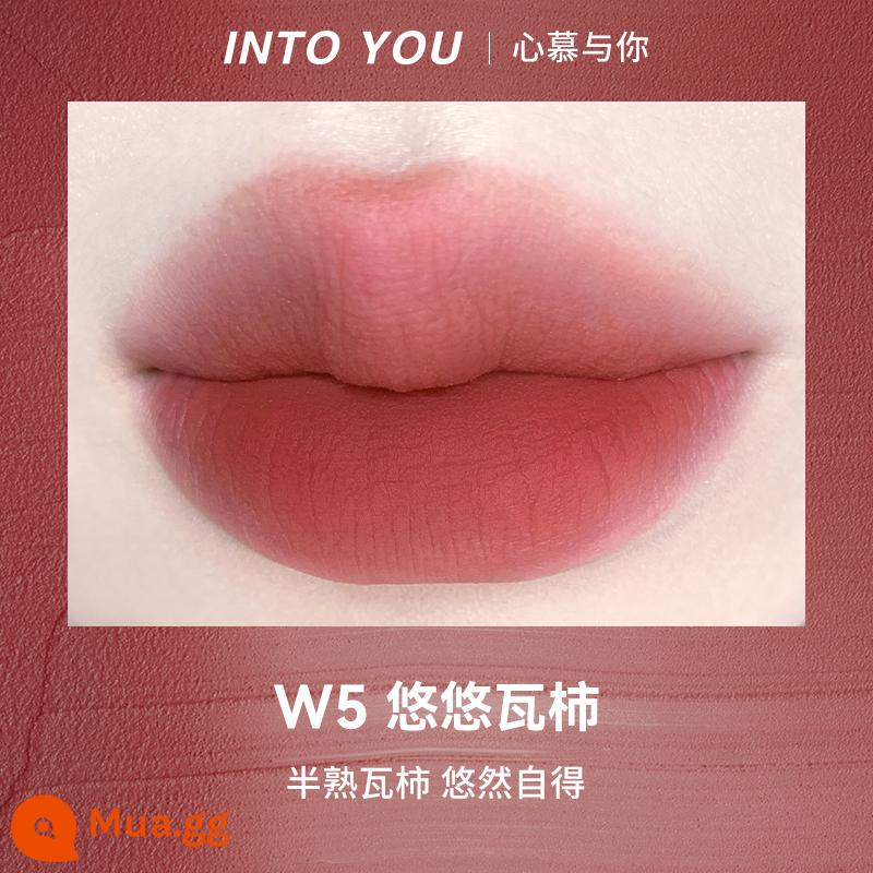 Cheng Shi'an VÀO BẠN môi bùn môi men son môi nữ anh hùng không khí mờ nhung thích hợp tương đương intoyou - #W5 Yoyowa quả hồng