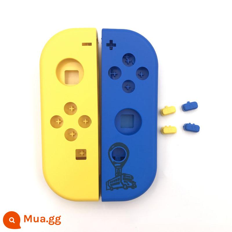 Tay cầm Nintendo Switch vỏ trong suốt chính hãng Joy tay cầm vỏ thay thế NS sửa chữa thay thế sửa đổi phụ kiện - Fortnite đi kèm bộ công cụ tháo lắp chuyên nghiệp