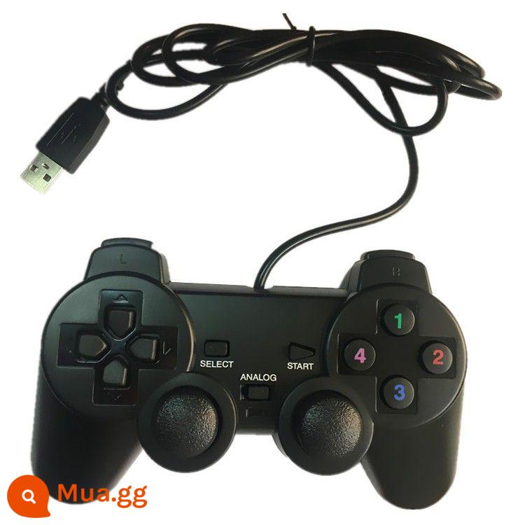 Nhà sản xuất Bộ điều khiển trò chơi USB PS2 hình dạng rung có dây PC bộ điều khiển trò chơi máy tính tay cầm không dây ps3 - Bộ điều khiển có dây USB