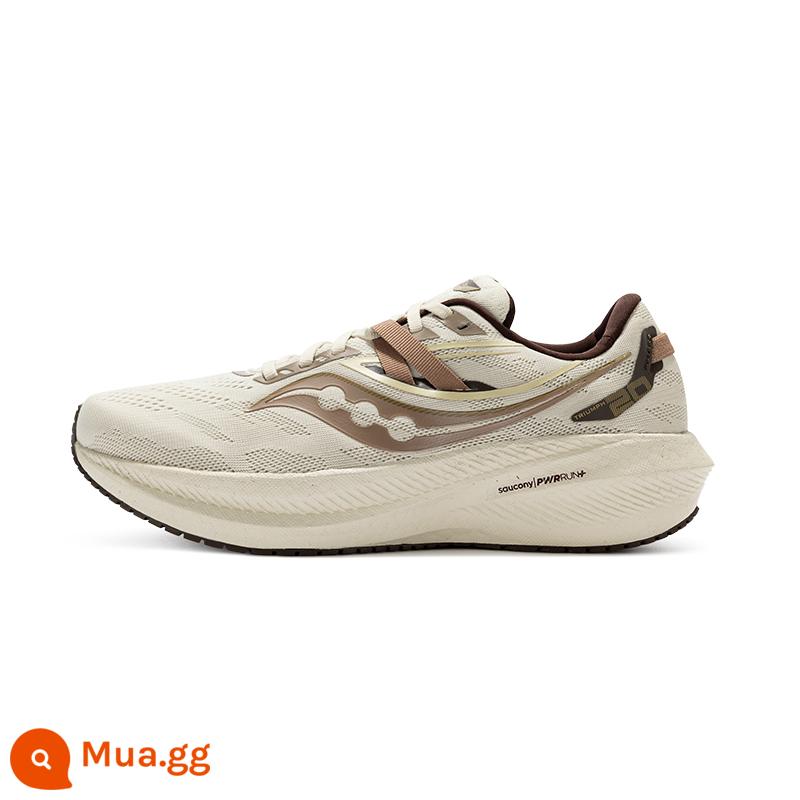 Saucony Saucony mùa hè mới chiến thắng TRIUMPH 20 giày chạy bộ giày thể thao chống sốc giày nam thoáng khí - Cà phê gạo [Phong cách cặp đôi] Nên lấy lớn hơn một cỡ