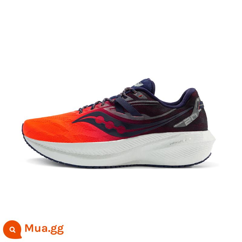 Saucony Saucony mùa hè mới chiến thắng TRIUMPH 20 giày chạy bộ giày thể thao chống sốc giày nam thoáng khí - Màu xanh đậm Màu cam [Phong cách nam] Nên tăng một cỡ