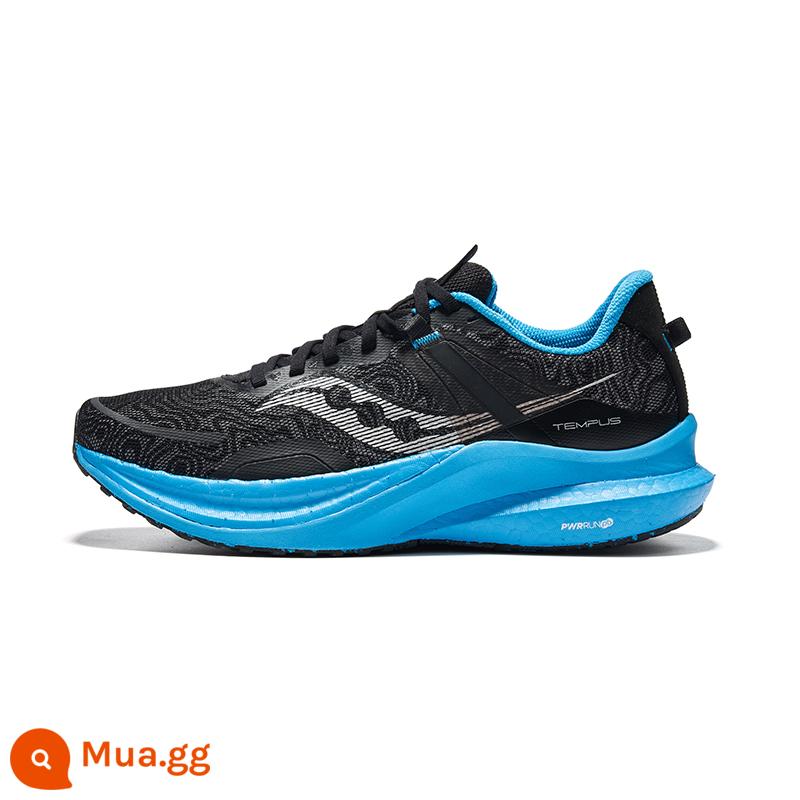 Giày chạy bộ Saucony TEMPUS nam hỗ trợ tập luyện giày chạy bộ cho cặp đôi giày thể thao thoải mái - Tiếng vang của đêm tối [Phong cách nam giới]