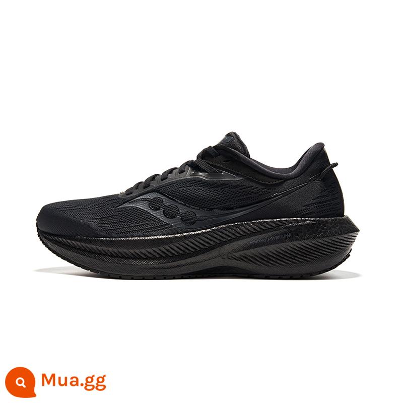 Giày chạy bộ Saucony TRIUMPH Victory 21 giày thể thao nhẹ chống sốc tập luyện giày chạy bộ nam nữ - Màu đen [kiểu nam] Nên tăng lên một cỡ