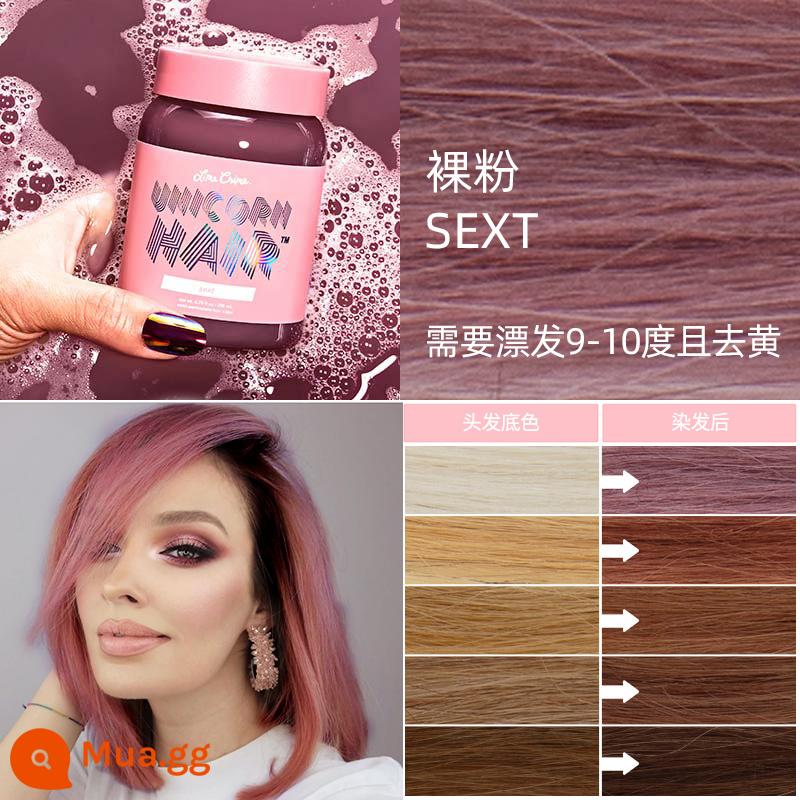 Thuốc nhuộm tóc Lime Crime Unicorn Kem thuốc nhuộm tóc Thuốc nhuộm tóc hợp thời trang Kem Neptune Red Pop Màu sắc nổi bật Tai treo thuốc nhuộm - sext màu hồng khỏa thân