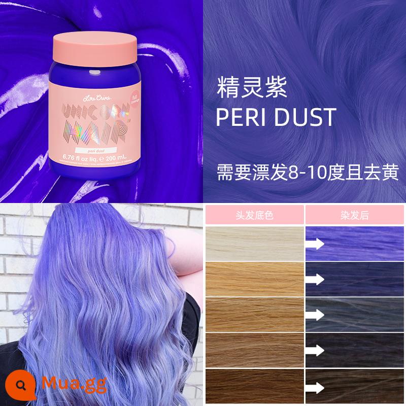 Thuốc nhuộm tóc Lime Crime Unicorn Kem thuốc nhuộm tóc Thuốc nhuộm tóc hợp thời trang Kem Neptune Red Pop Màu sắc nổi bật Tai treo thuốc nhuộm - Bụi Peri