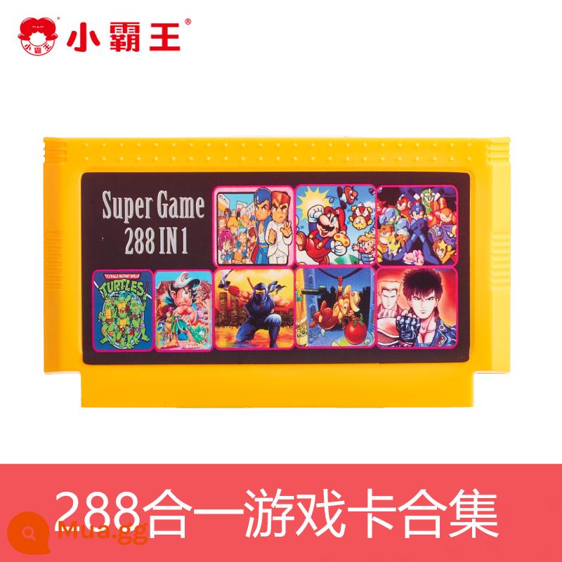 Xiaobawang Trò chơi máy chèn card bộ sưu tập thẻ vàng Hộ gia đình và máy trắng FC Band Game Band HD 8 -bit Game Classic Game Old Family hoài cổ 2022 New 90 Tank War Soul - Thẻ game 288 trong 1 [Hot Blood Series + Mary Brothers + Ninja Turtles]