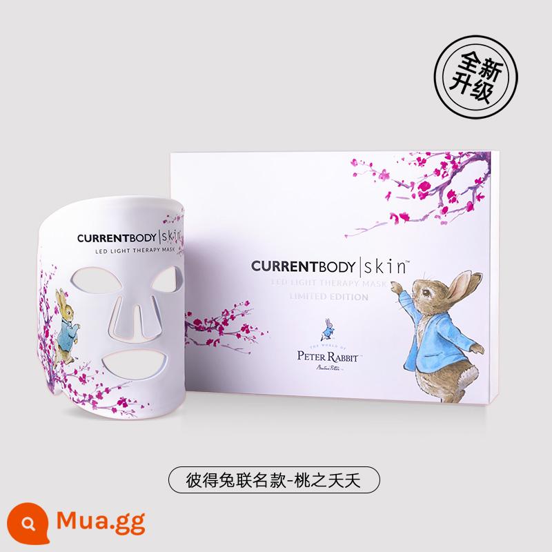 CURRENTBODY photon dụng cụ trẻ hóa da ánh sáng đỏ dụng cụ làm đẹp mặt nhà LED hàng lớn đèn mặt nạ mặt nạ dụng cụ - Bột đào đồng thương hiệu Peter Rabbit nâng cấp