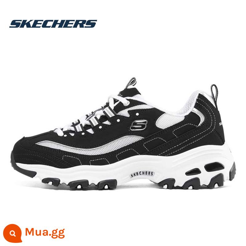 SKECHERS Nam Chính Thức Hàng Đầu Giày Thể Thao Gấu Trúc Màu Đen Và Trắng Cổ Điển Bố Giày Đế Dày Giày Chạy Bộ - [Phong cách mỏng]/Đen/Trắng/Phong cách nữ