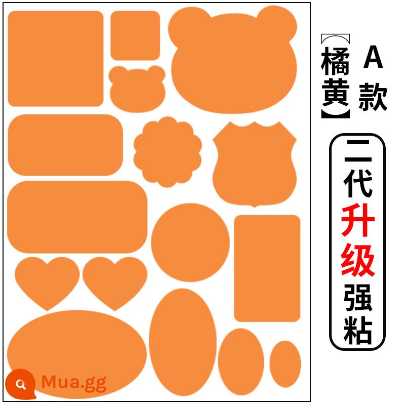 Miếng vá lỗ áo khoác, miếng vá sửa chữa tự dính, không có đường may, miếng vá lỗ trên quần áo, miếng vá vải sửa chữa không dấu vết, miếng vá vải có thể giặt được - Mẫu A Loại Cam [Nâng cấp thế hệ thứ hai với độ bám dính mạnh hơn]