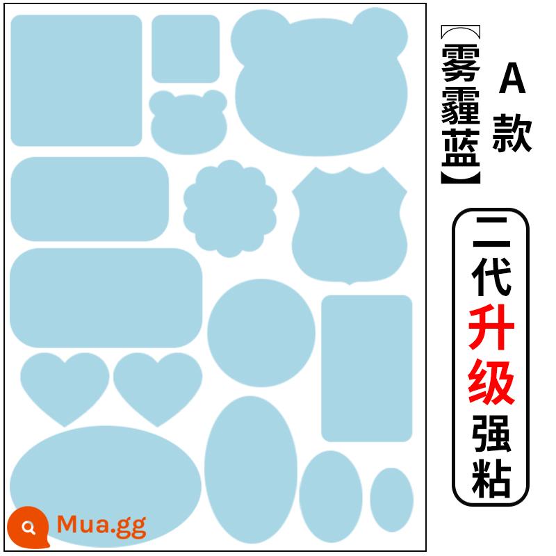 Miếng vá lỗ áo khoác, miếng vá sửa chữa tự dính, không có đường may, miếng vá lỗ trên quần áo, miếng vá vải sửa chữa không dấu vết, miếng vá vải có thể giặt được - Mẫu A màu xanh lam [nâng cấp thế hệ thứ hai với độ bám dính mạnh hơn]