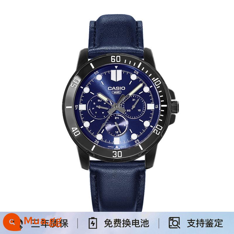 Đồng hồ CASIO Nam Cá Kiếm Nước Ma Trái Tim Thép Trái Tim Đại Dương Đồng Hồ Nam Thạch Anh MTP-VD01 Gửi Thư Trực Tiếp Ở Nước Ngoài - MTP-VD300BL-2E