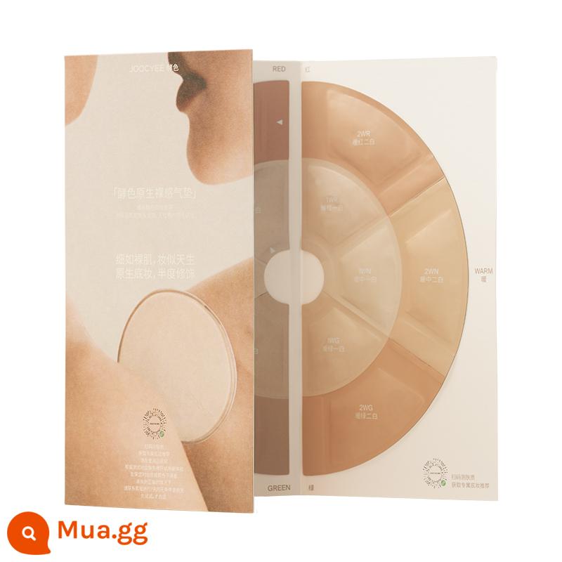 [Thử trước khi mua] Phiếu kiểm tra 12 màu phấn nước Joocyee Yeast Color Original Nude Air Cushion - Thẻ kiểm tra 12 màu