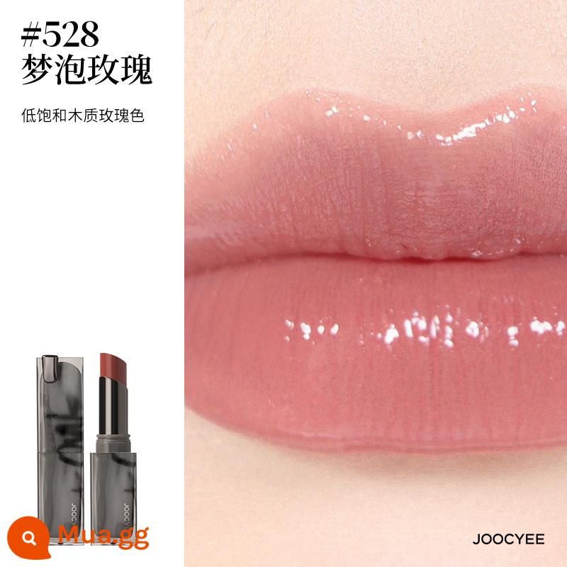 [Giảm giá] Son môi lên men Joocyee Xia Zen Mirror Matte Crystal Jelly Moisturising White Lip Jelly 514 Bright Surface - [Màu sắc mới! Dòng hun khói] #528 Bông hồng bong bóng giấc mơ