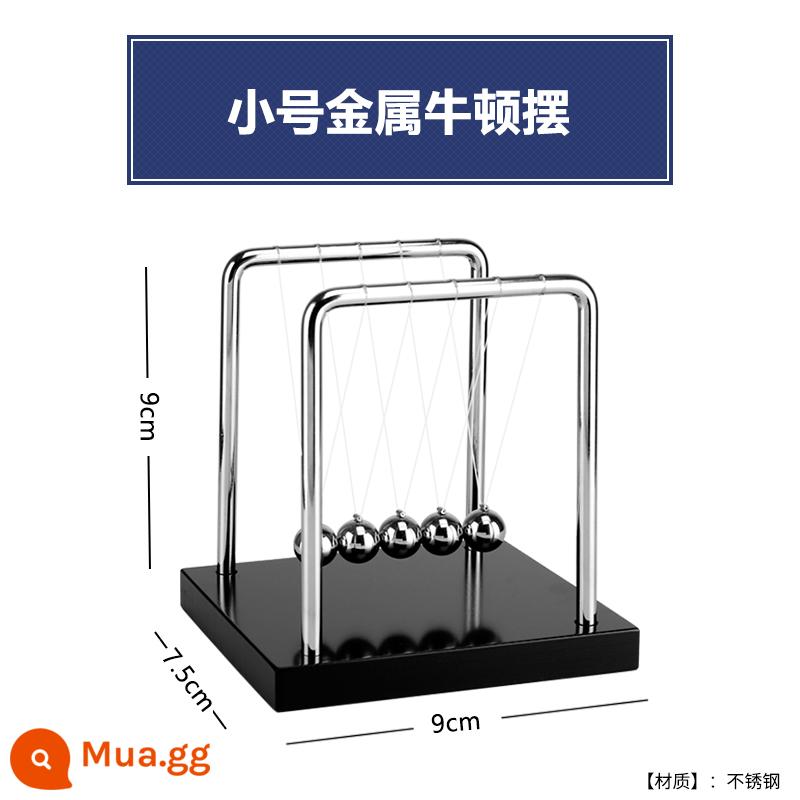 Newton đóng gói động cơ cá nhân nổi nổi Chaos nhỏ Bàn nhỏ Creative Trang trí nhà hiện đại và đơn giản đơn giản - Con Lắc Newton Kim Loại Nhỏ [Khắc Thông điệp]