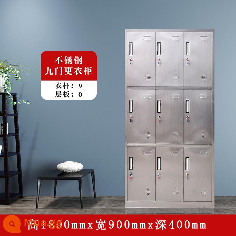 Zhenyuan thép không gỉ tủ thuốc tây phòng khám nha khoa tủ thuốc vô trùng tủ thiết bị y tế tủ hồ sơ y tế tủ lưu trữ - chín cổng