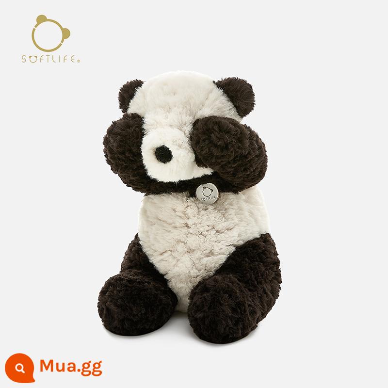 Đồ chơi sang trọng của trẻ em Softlife cho bé ngủ búp bê búp bê búp bê búp bê búp bê búp bê - gấu trúc hạnh phúc