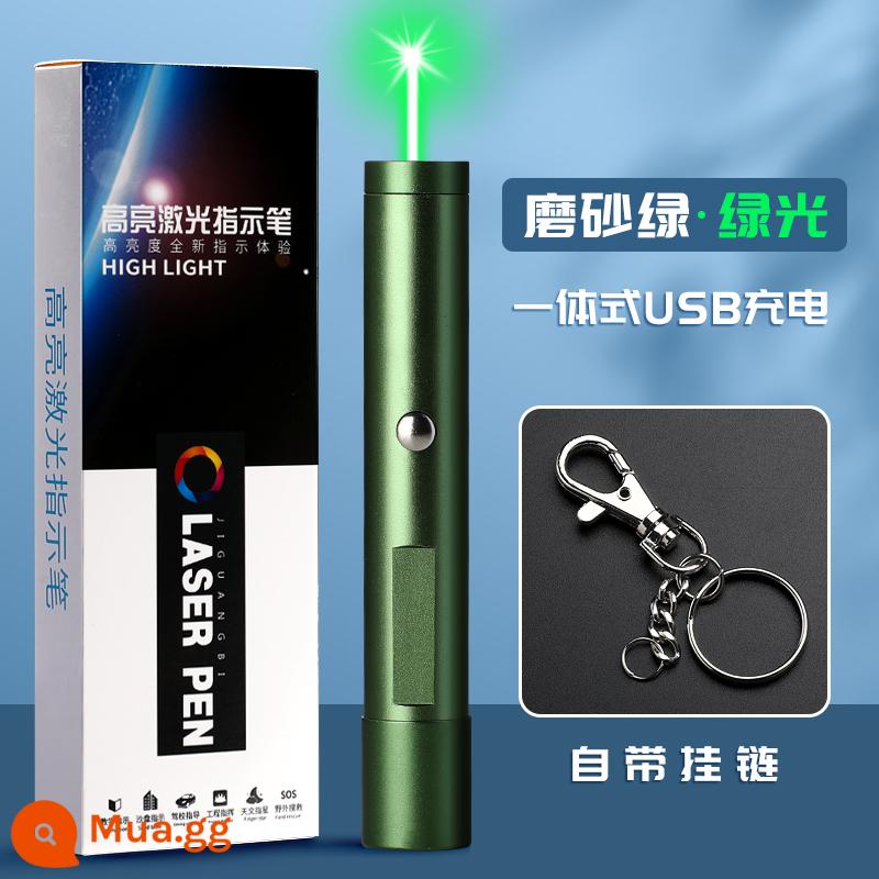 [Khắc miễn phí] bút laser đèn pin đèn laser ánh sáng xanh ánh sáng cực quang con trỏ giảng dạy bảng cát mẫu nhà trung tâm trưng bày bút bút ánh sáng bút chỉ báo bền bút hồng ngoại usb sạc pin bút công suất cao - Ánh sáng mạnh [đèn xanh] xanh mờ/1 cái