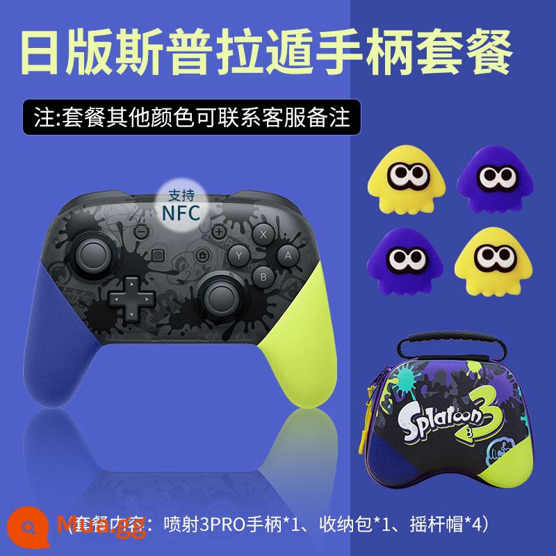 Điểm SF được áp dụng cho tay cầm Nintendo switch pro wireless double line ns tay cầm chơi game hơi nước somatosensory phiên bản tiếng Nhật của National Line Jet 3 Limited Oled Original Tears of the Kingdom Pro - Phiên bản tiếng Nhật của gói tay cầm [Splatoon 3] đích thực