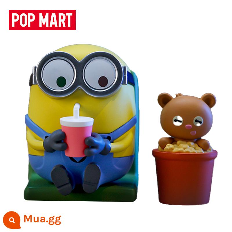 Minion Inseparable Series Blind Box BOB Model POPMART Bubble Matt Bob TIM Tide Play Whole Box - Chúc các bạn xem phim vui vẻ [đã mở hộp nhưng chưa đóng gói]