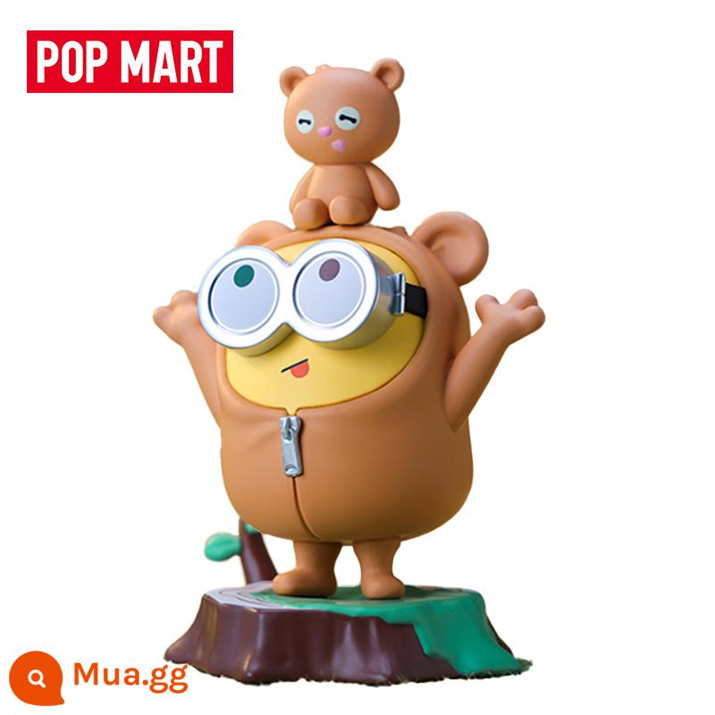 Minion Inseparable Series Blind Box BOB Model POPMART Bubble Matt Bob TIM Tide Play Whole Box - Chơi trong rừng [không đóng hộp nhưng không đóng túi]