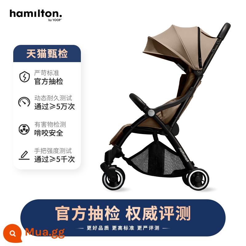 Xe đẩy trẻ em Hamilton Hamilton X1plus xe đẩy nhẹ có thể gập lại có thể ngồi xe đẩy em bé nằm - X1 Jiluo Brown có nôi hoặc nôi ngủ, quý khách có thể chọn một chiếc.