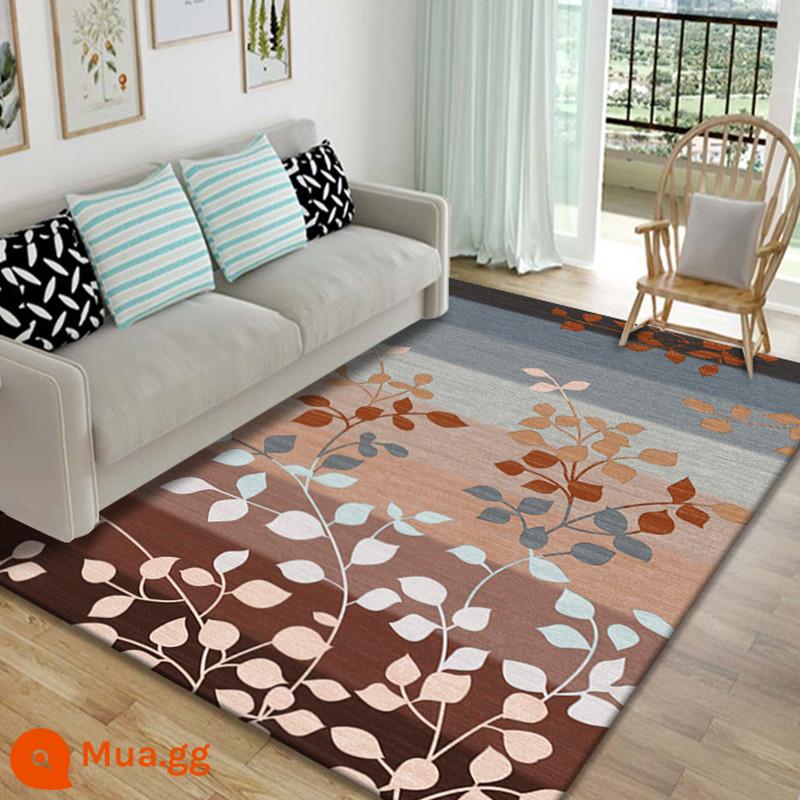 Bắc Âu Thảm Đơn Giản Hiện Đại Phòng Ngủ Đầy Dễ Thương Phòng Khách Bàn Sofa Tất Nam Thảm Trải Giường Có Thể Tùy Chỉnh - Hoa nở và lá 3D