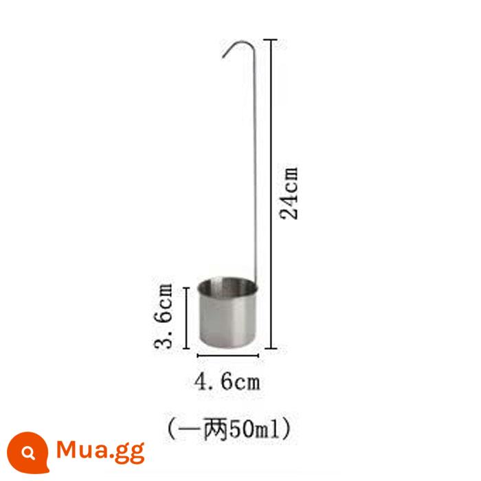 Rượu nho khô đập thiết bị dày inox 304 muỗng rượu phễu rượu móc treo dầu nâng tay cầm dài hộ gia đình muỗng rượu - 1 lượng [Mua 2 tặng 3, miễn phí vận chuyển]