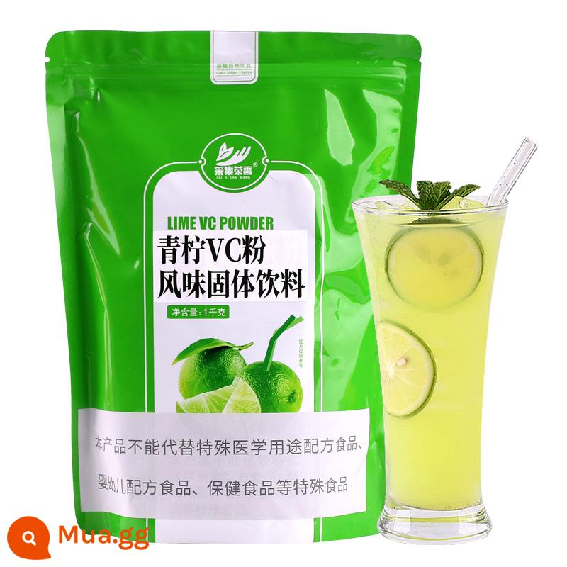 Bộ sưu tập bột nước ép có hương vị trà 1kg nước giải khát pha chế đồ uống rắn phục vụ túi nguyên liệu thương mại - Bột vôi VC