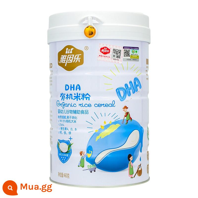 Yain Yueye Berbon Rice Noodles Infantile và Younger Non -Staple Food Organic High Rail Kẽm và Canxi Baby Dinh dưỡng Rice Vanguard đóng hộp 460G - Bột gạo hữu cơ DHA