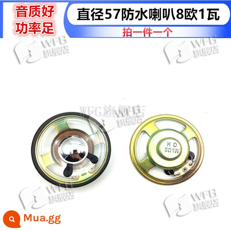 Đường kính loa tròn/vuông 20/28/36/40/66/77mm4/8 Euro 0.5/1/2/3/5/loa 10W watt - Đường kính 57 không thấm nước 18 từ tính 8 ohm 1 watt