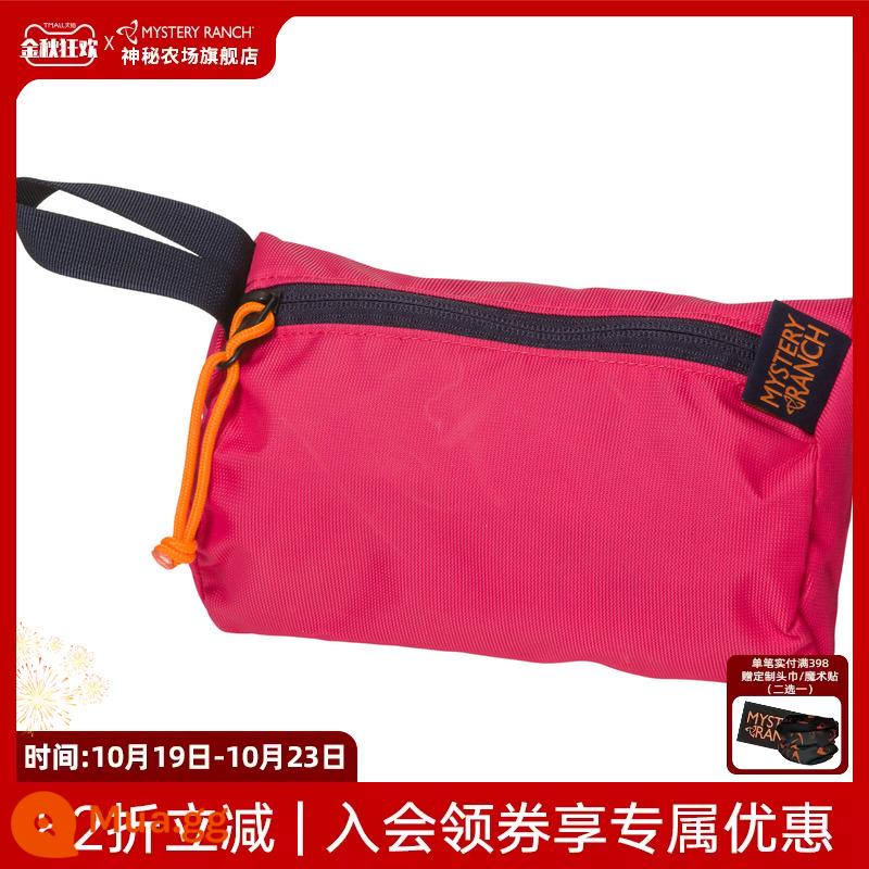 Mystery Farm Zoid Bag Mystery Ranch cắm trại ngoài trời lưu trữ túi vệ sinh lặt vặt - Hồng S (13cm*21cm*5cm)