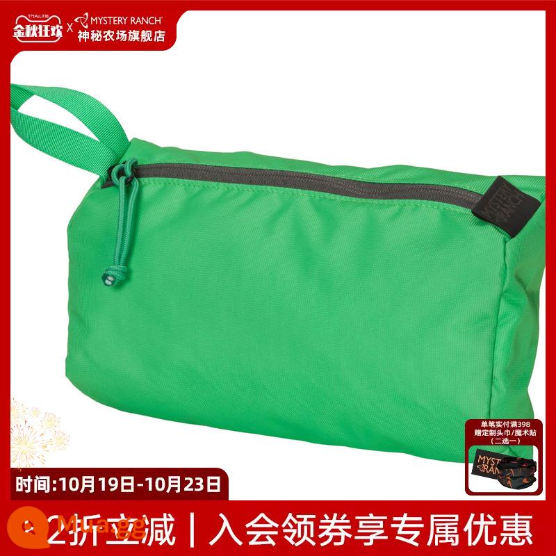 Mystery Farm Zoid Bag Mystery Ranch cắm trại ngoài trời lưu trữ túi vệ sinh lặt vặt - Cỏ xanh M (17cm*29cm*8cm)