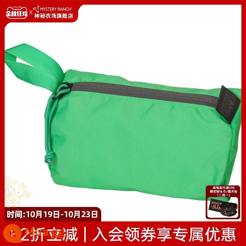 Mystery Farm Zoid Bag Mystery Ranch cắm trại ngoài trời lưu trữ túi vệ sinh lặt vặt - Cỏ Xanh S (13cm*21cm*5cm)