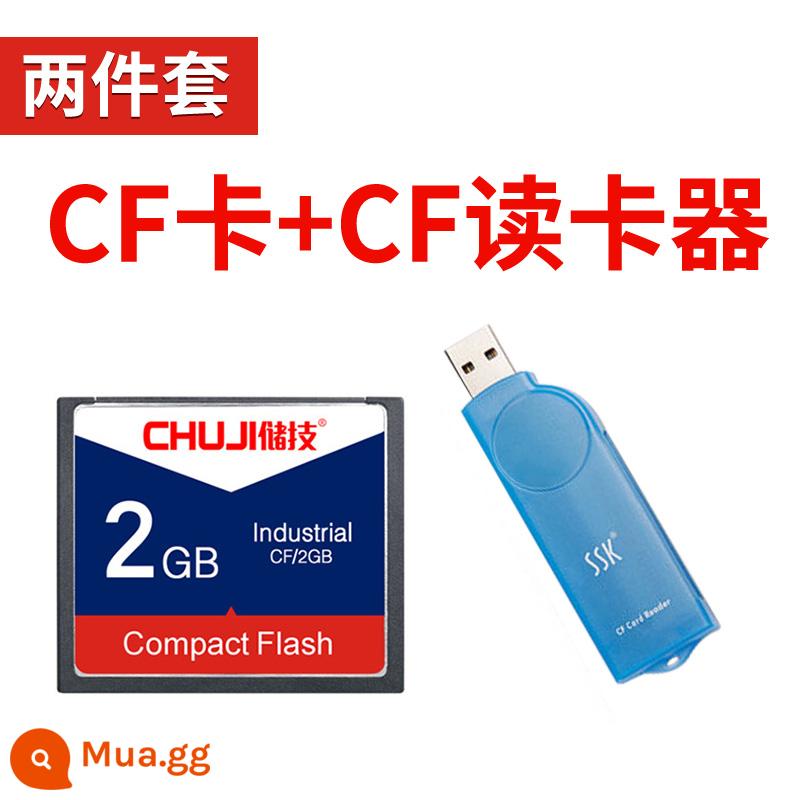 Công nghệ lưu trữ Thẻ CF Thẻ nhớ 2g nguyên bản máy công cụ CNC thẻ cf Thẻ nhớ hệ thống Fanuc FANUC 2GB Thẻ nhớ trung tâm gia công CNC Frank Đầu đọc thẻ Mitsubishi 50 chân - Thẻ CF 2GB [thẻ + đầu đọc thẻ]