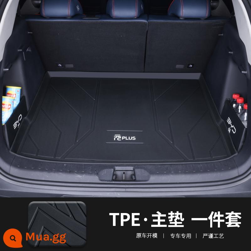 Thích hợp cho thảm cốp BYD Yuan plus được bao quanh hoàn toàn bởi thảm trang trí sửa đổi Yuan PLUS TPE đặc biệt cho khoang sau xe - Bản nâng cấp mới của Yuan plus [Tấm đệm chính riêng biệt TPE + vách ngăn ở cả hai bên]