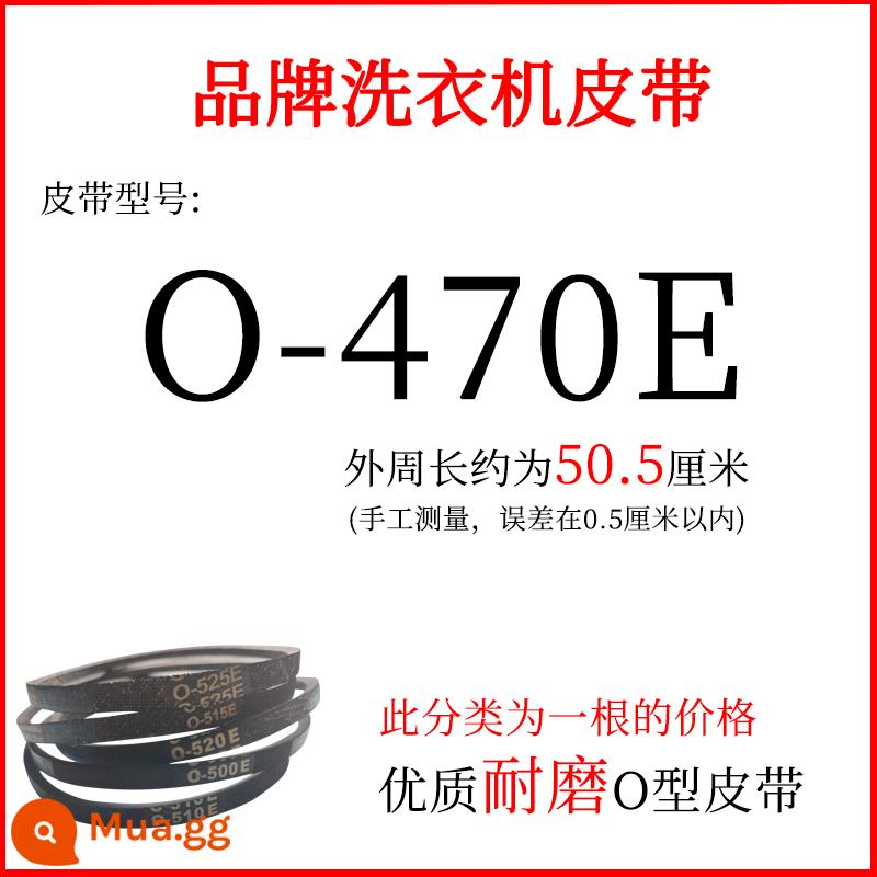 Dây đai máy giặt đa năng loại O hoàn toàn tự động bán tự động phụ kiện máy giặt băng tải tam giác chịu mài mòn động cơ băng tải - O-470E