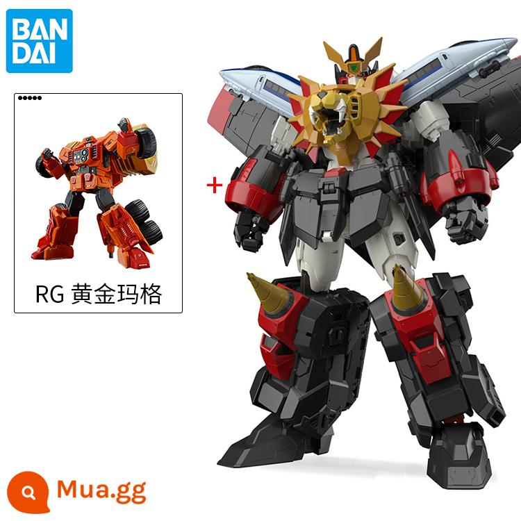 Mô Hình Lắp Ráp Bandai RG 1/144 Vua Dũng Cảm GaoGaiGar Vua Sư Tử Kai - Vua dũng cảm RG+Dấu vàng RG