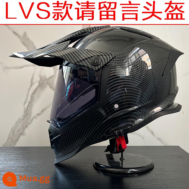 LVS off-road mũ cứng nam và nữ mũ bảo hiểm ống kính kép bốn mùa mũ bảo hiểm đa năng cuộc biểu tình leo núi xuống dốc mũ bảo hiểm xe điện mũ - Một chiếc mũ bảo hiểm có kèm thêm một cặp kính (vui lòng để lại tin nhắn về màu sắc của mũ)