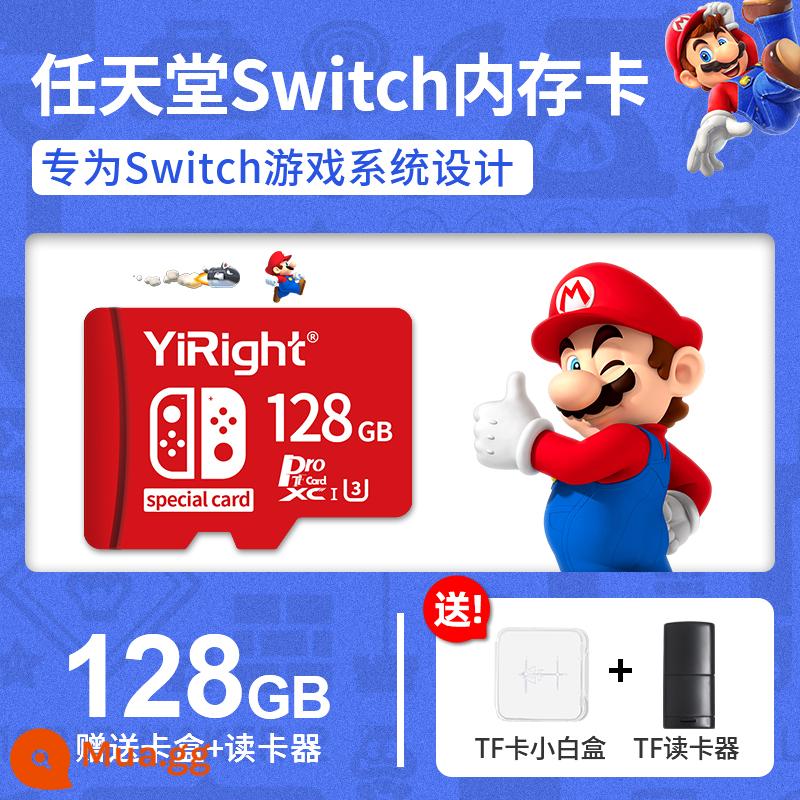 [Ủy quyền chính thức] Thẻ nhớ Nintendo Switch Máy chơi game 128G Máy chủ lưu trữ NS Thẻ nhớ tốc độ cao chuyên dụng dành cho thiết bị cầm tay lite mở rộng dung lượng thẻ tf thẻ switchsd thẻ nhớ - Đổi thẻ nhớ chuyên dụng ①②⑧G [hộp đựng thẻ + đầu đọc thẻ]