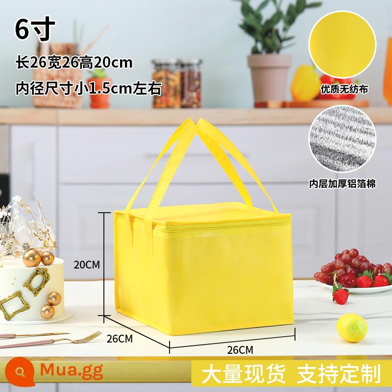 6 8 10 inch bánh sinh nhật túi cách nhiệt dày lá nhôm túi lạnh tùy chỉnh công suất lớn túi xách để giao hàng - trời xanh