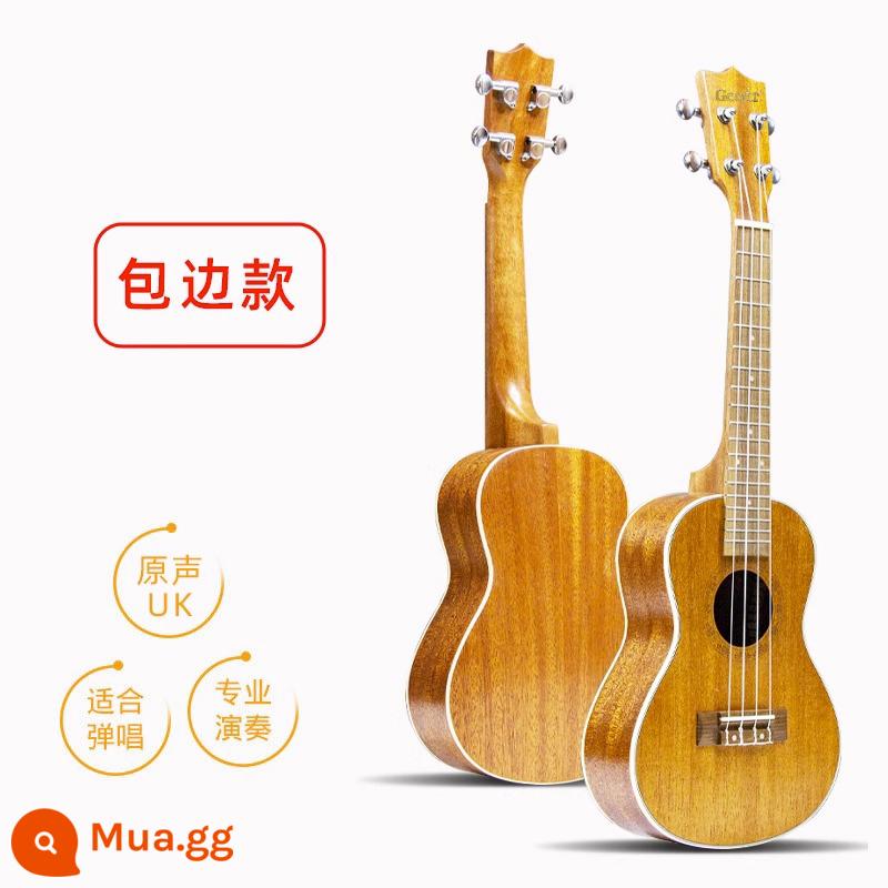 Geedr đàn ukulele guitar chơi lớp ván ép đầy đủ veneer ukulele chuyên nghiệp cao cấp 23 inch đàn guitar mới bắt đầu - Tất cả các ván ép cát có cạnh