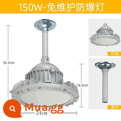 Đèn chống cháy nổ Huarong led kho xưởng chống bụi chống ăn mòn đặc biệt 100w150w200 xưởng hóa chất nhà máy ba đèn - 150w có chứng chỉ chống cháy nổ cực thẳng truyền động cách ly EX