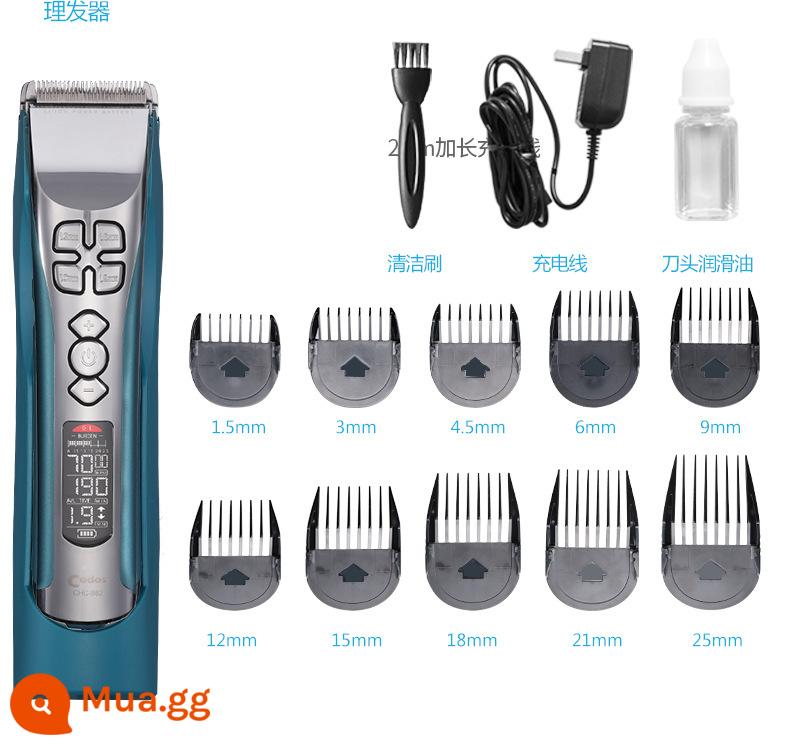 Cordes 925 Hair Salon Chuyên Dụng Chuyên Nghiệp Gradient Tóc Giả Tóc Điện Bấm Nhà Tạo Mẫu Tóc Nam Cửa Hàng Làm Tóc Xác Thực - Tiêu chuẩn Cortex 982 xanh da trời