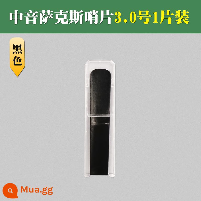 Rùa Zhongyin Subsura Saxo Resin, ống đen một mắt, người mới bắt đầu, sậy bền 2.5 - Alto Saxophone Đen Số 3.0 (1 chiếc)