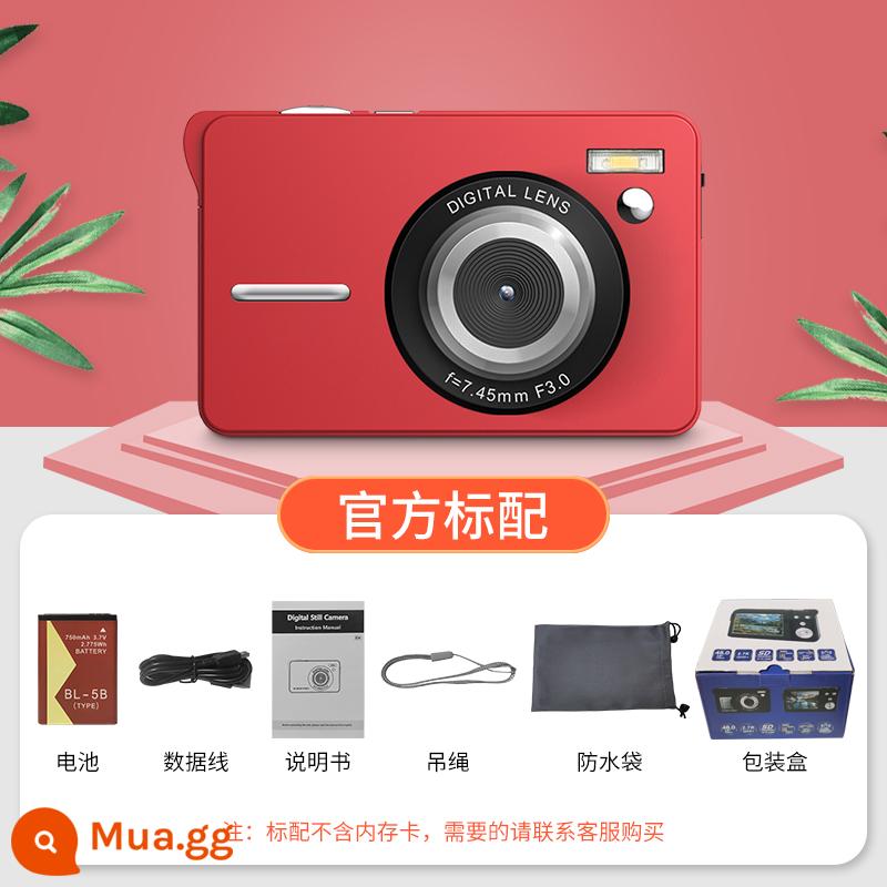 học sinh komery máy ảnh kỹ thuật số gia đình độ phân giải cao 56 triệu pixel hoàn toàn mới với camera selfie quay video du lịch - Tiêu chuẩn đỏ {không có thẻ}