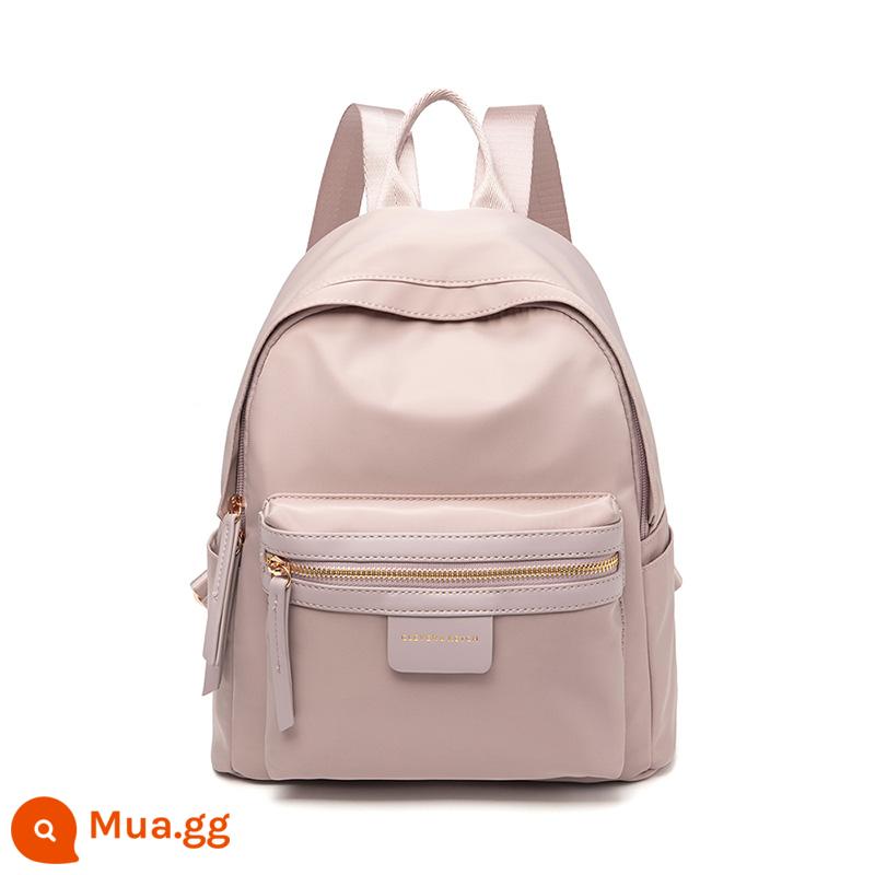 Clever & Ketch Backpack Nữ 2022 Phiên bản mới của Hàn Quốc của Oxford Vải nhỏ Backpack Lớn -Capacity Canvas School - hồng tím