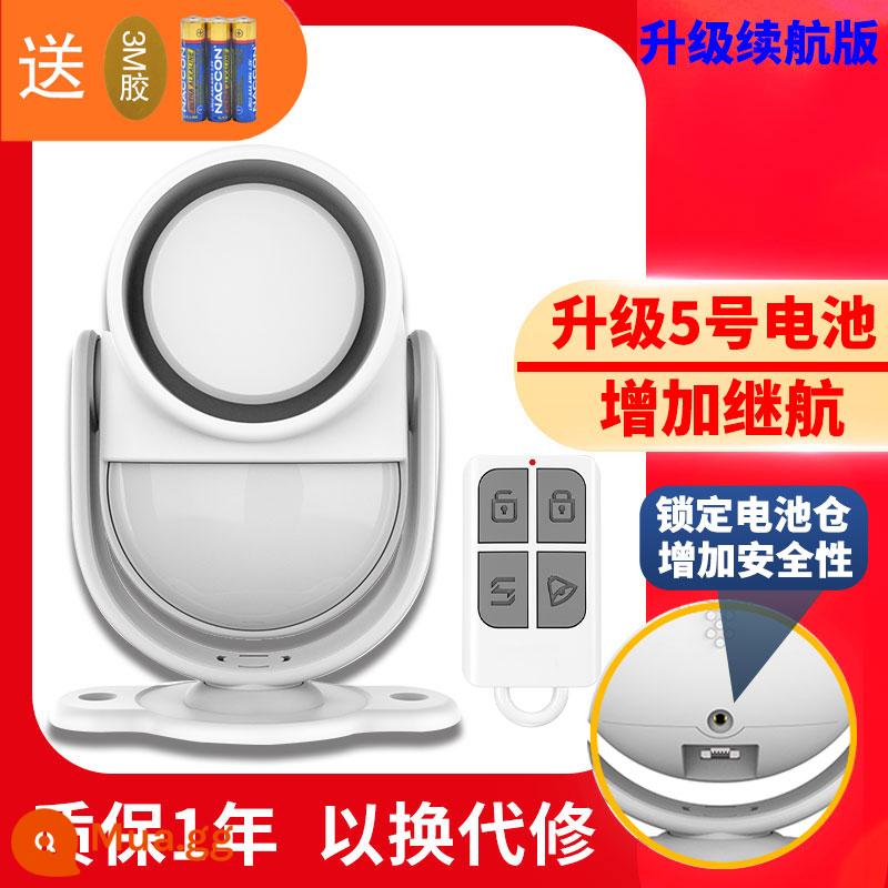 Báo động chống trộm tại nhà báo động hồng ngoại cơ thể con người cảm ứng trong nhà cửa và cửa sổ điều khiển từ xa tên trộm hiện vật một chìa khóa - F. Phiên bản nâng cấp thời lượng pin (1 máy chủ + 1 điều khiển từ xa) ✅