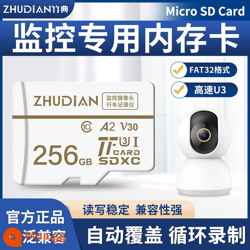 Thẻ nhớ chuyên dụng cho ống kính chụp ảnh giám sát Thẻ nhớ 64G thẻ nhớ định dạng FAT32 Camera không dây 128G tại nhà tốc độ cao 360 kê thẻ Huawei TF thẻ sd C10 thẻ nhớ trong đa năng - Thẻ nhớ máy ảnh [256G] (có thể ghi trong 20~25 ngày)